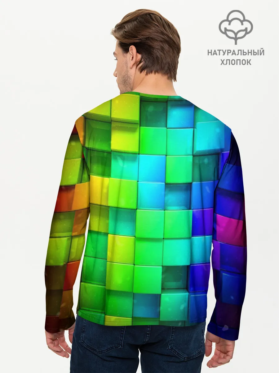 Мужской лонгслив базовый / Minecraft / Майнкрафт