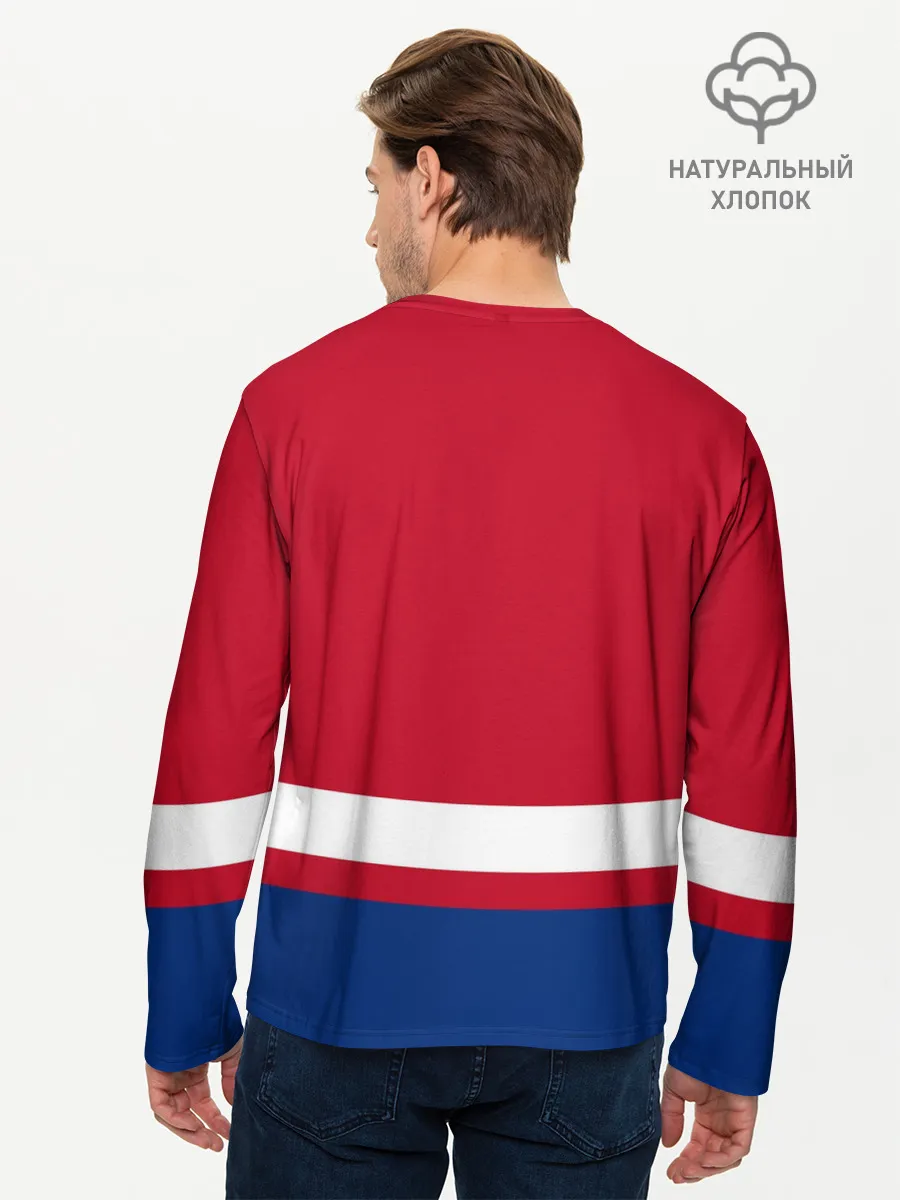 Мужской лонгслив базовый / Монреаль Канадиенс