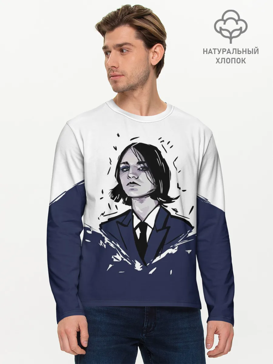 Мужской лонгслив базовый / placebo