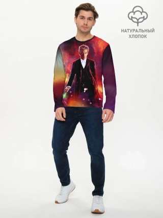 Мужской лонгслив базовый / ДОКТОР КТО