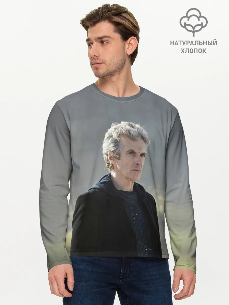Мужской лонгслив базовый / ДОКТОР КТО