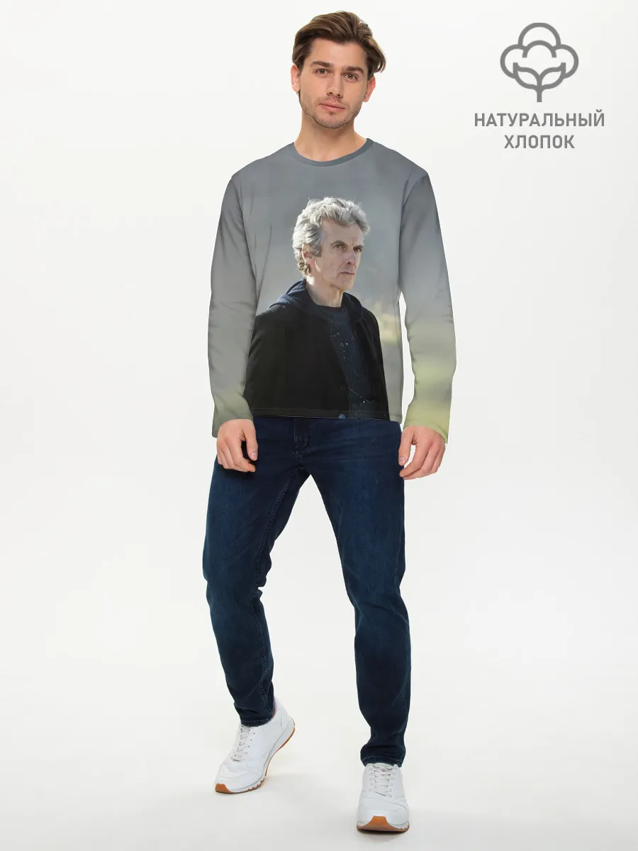Мужской лонгслив базовый / ДОКТОР КТО
