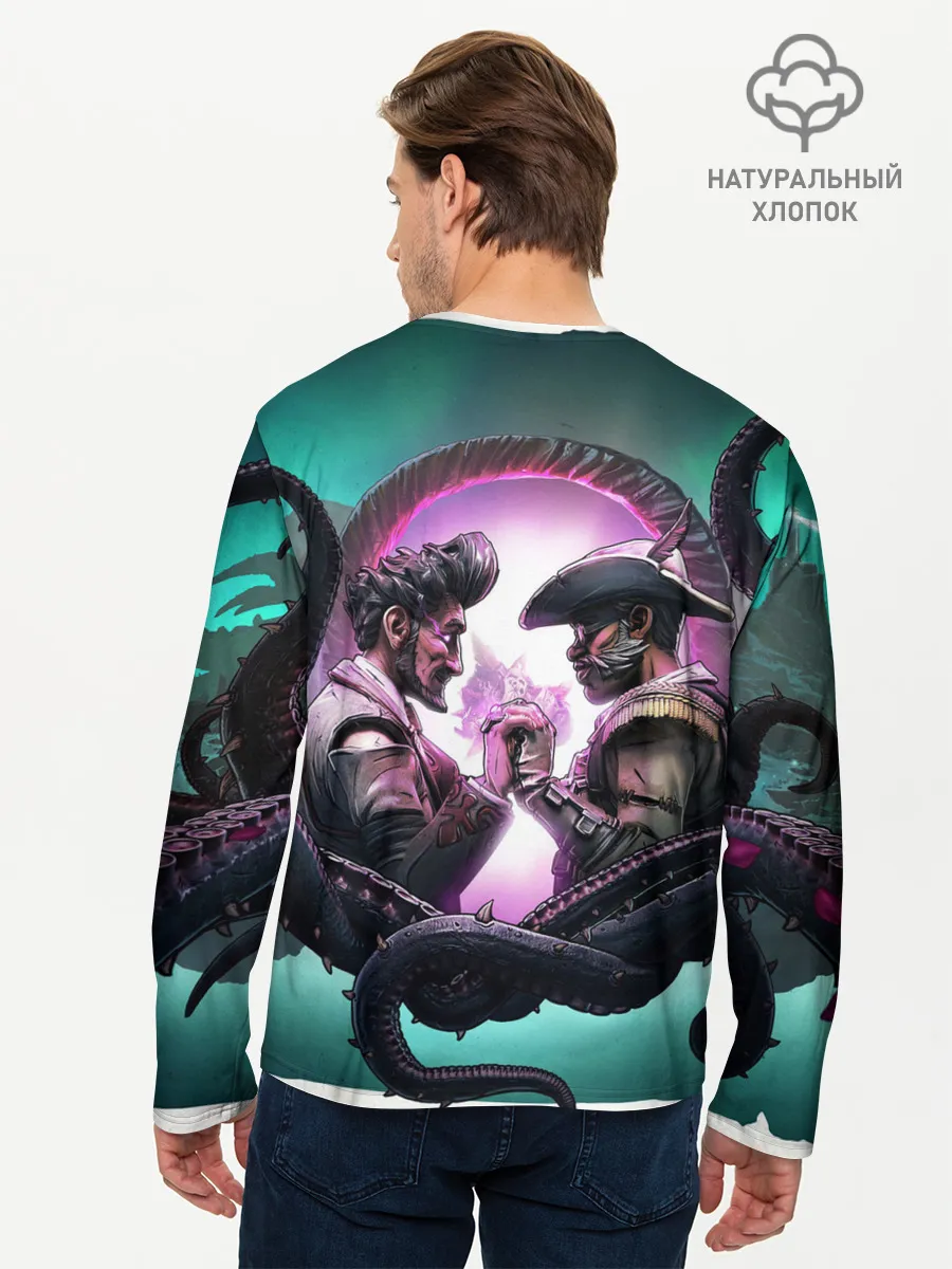 Мужской лонгслив базовый / borderlands 3