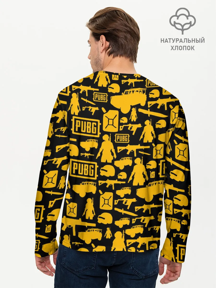 Мужской лонгслив базовый / PUBG