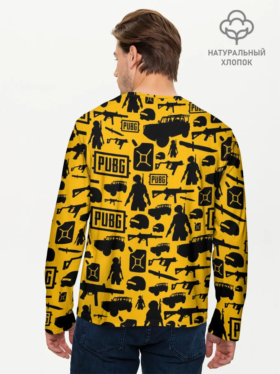 Мужской лонгслив базовый / PUBG