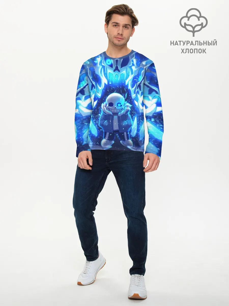 Мужской лонгслив базовый / UNDERTALE | АНДЕРТЕЙЛ