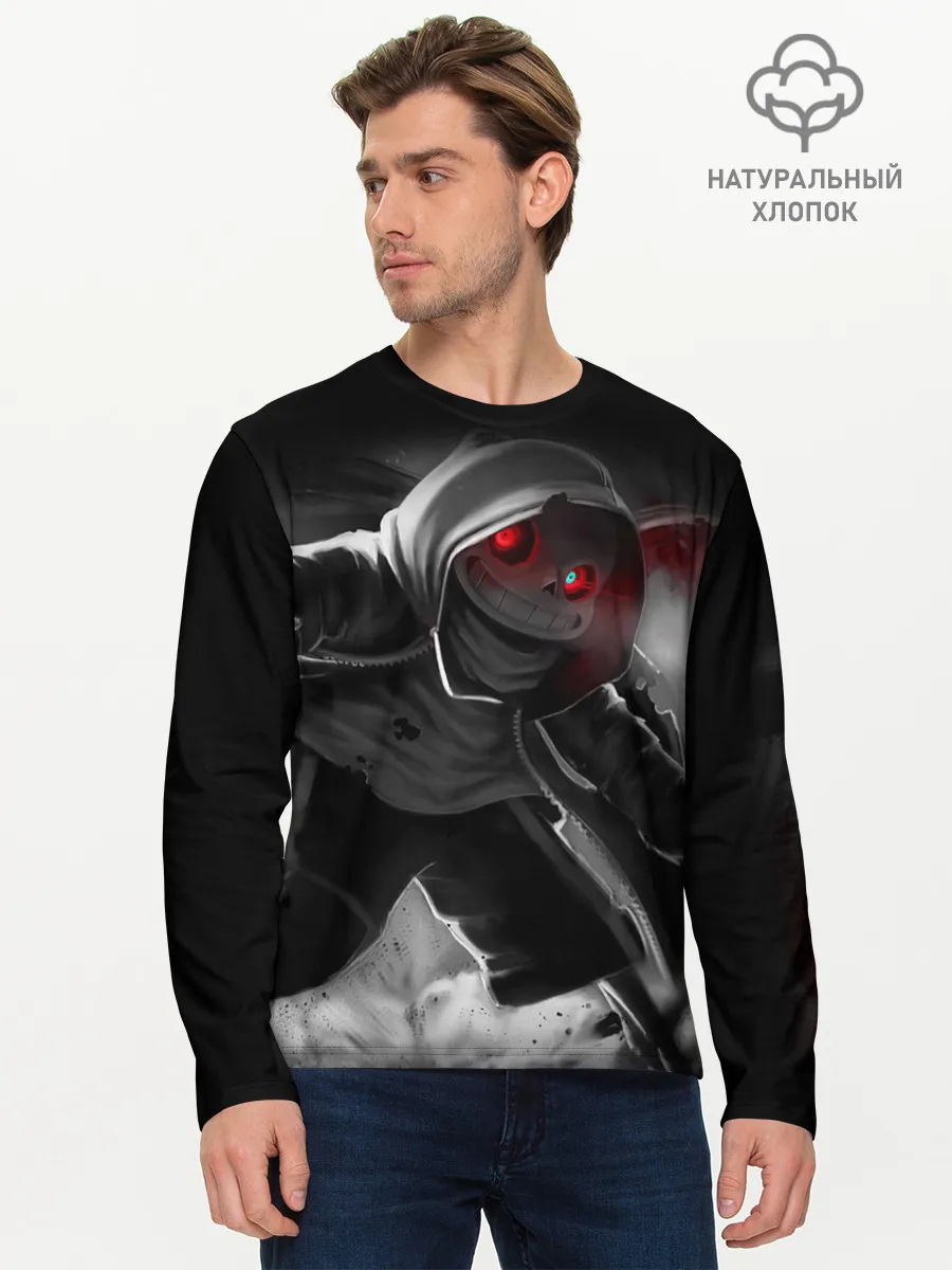 Мужской лонгслив базовый / UNDERTALE