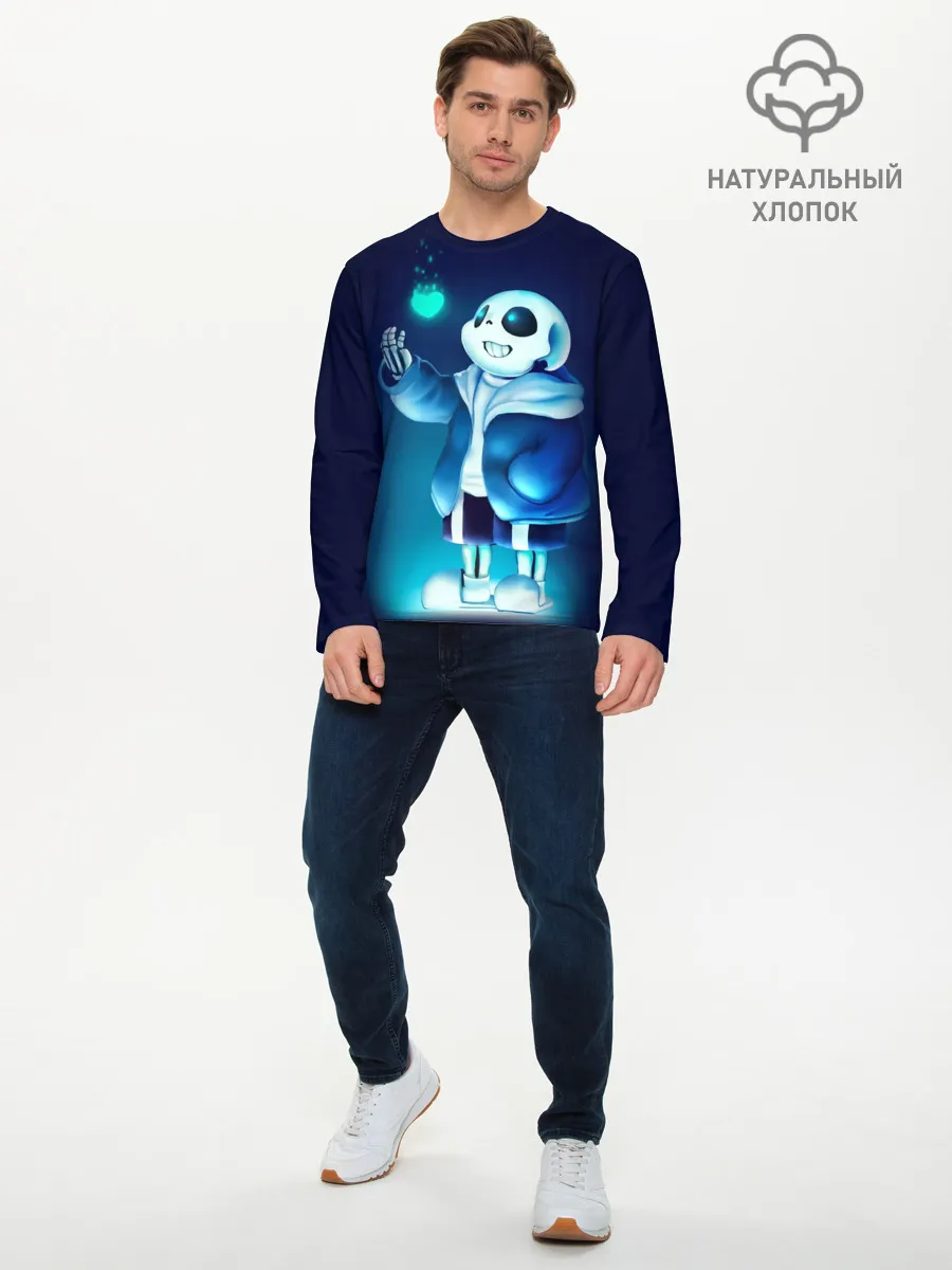 Мужской лонгслив базовый / UNDERTALE