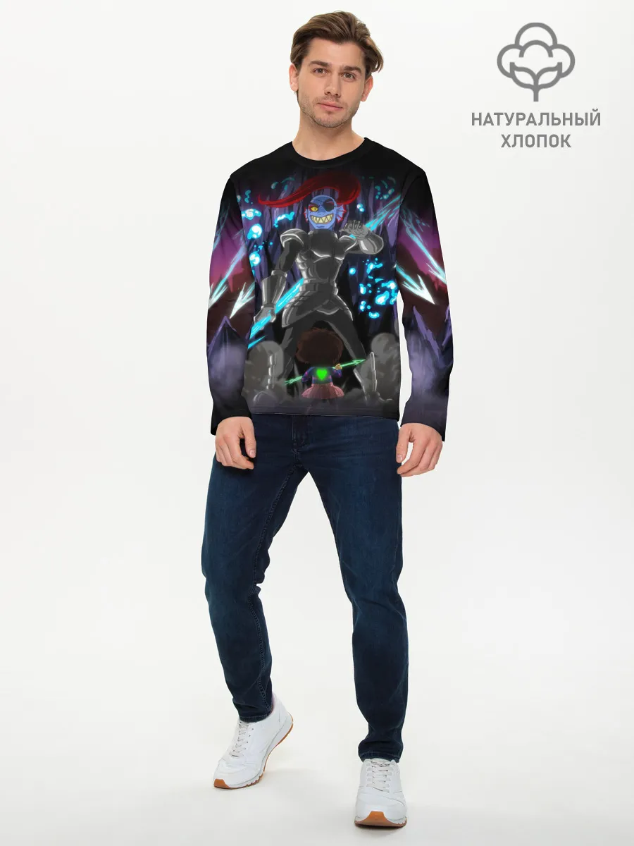 Мужской лонгслив базовый / UNDERTALE