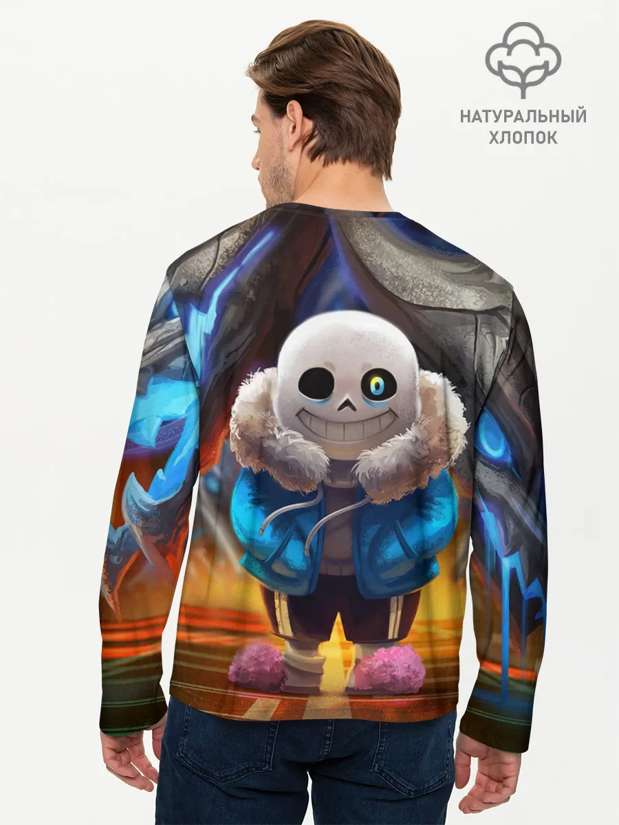 Мужской лонгслив базовый / UNDERTALE | АНДЕРТЕЙЛ