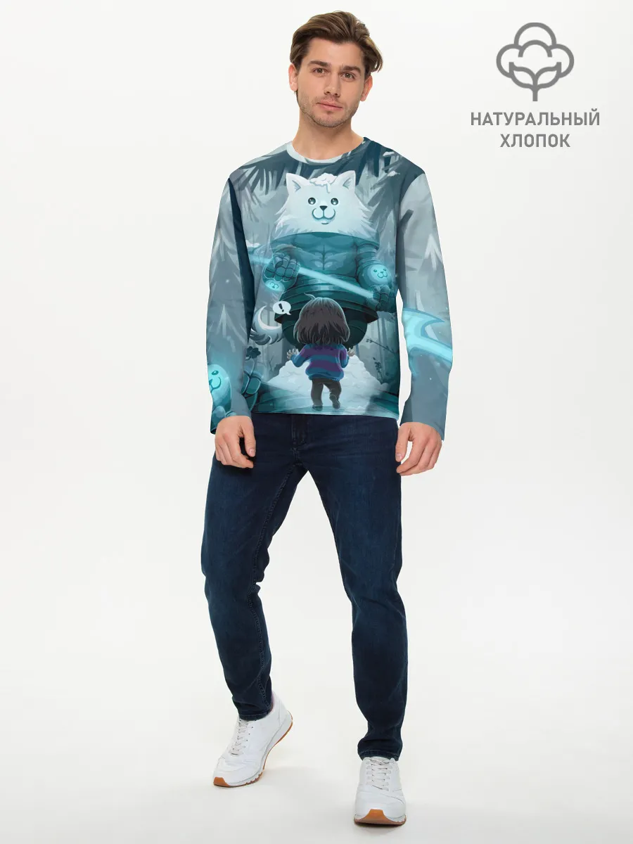 Мужской лонгслив базовый / UNDERTALE