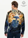 Мужской лонгслив базовый / Van Gogh Tardis
