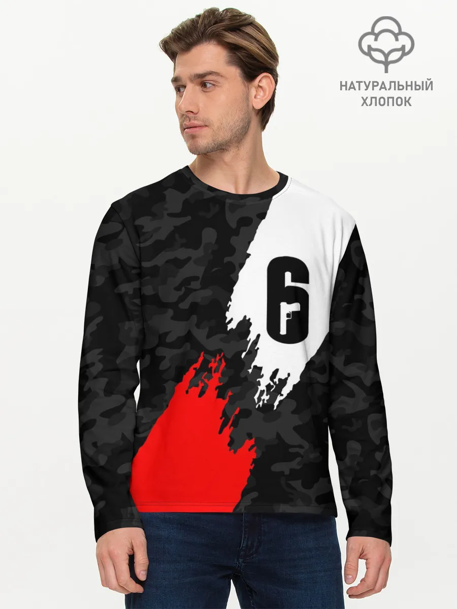 Мужской лонгслив базовый / RAINBOW SIX SIEGE