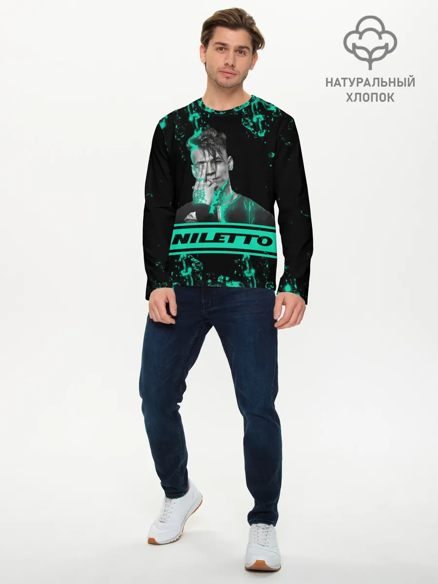 Мужской лонгслив базовый / NILETTO.