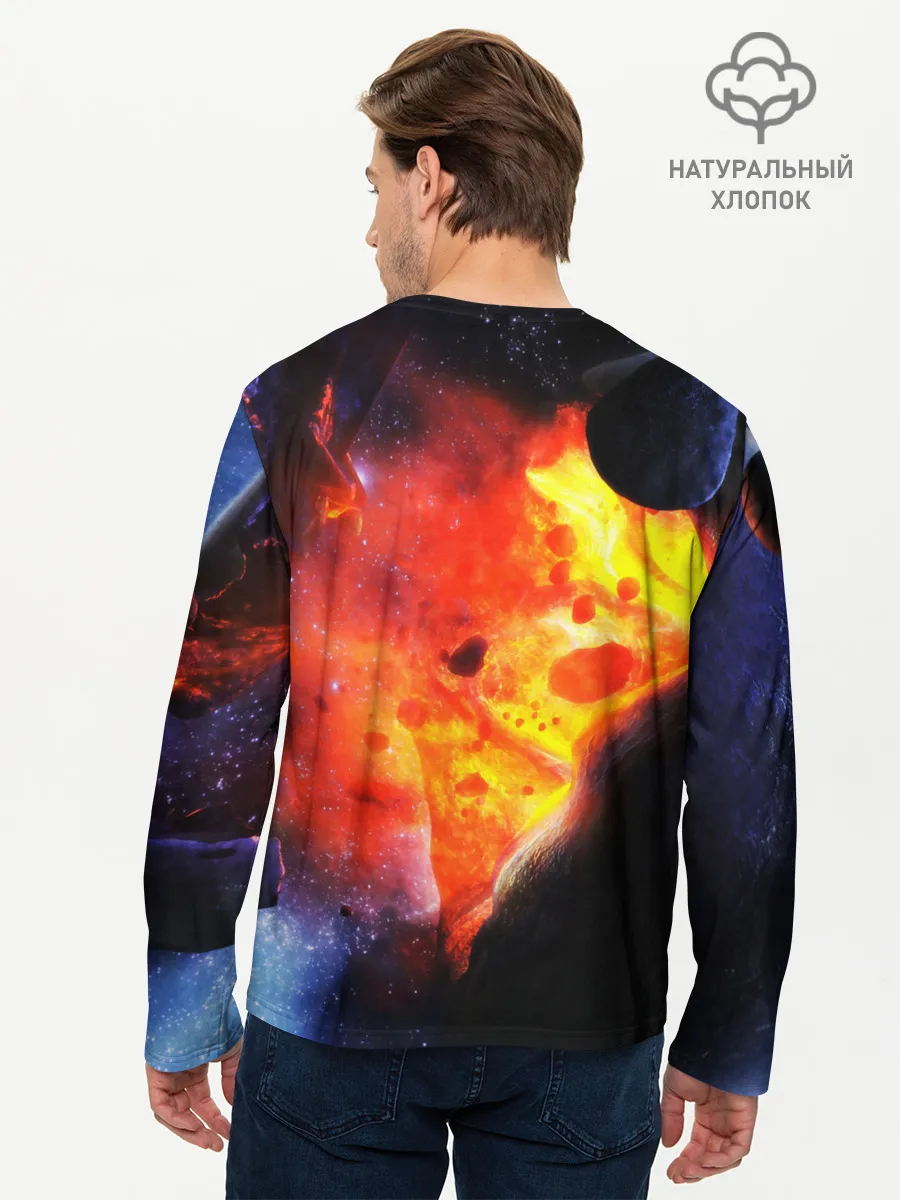 Мужской лонгслив базовый / NEBULA