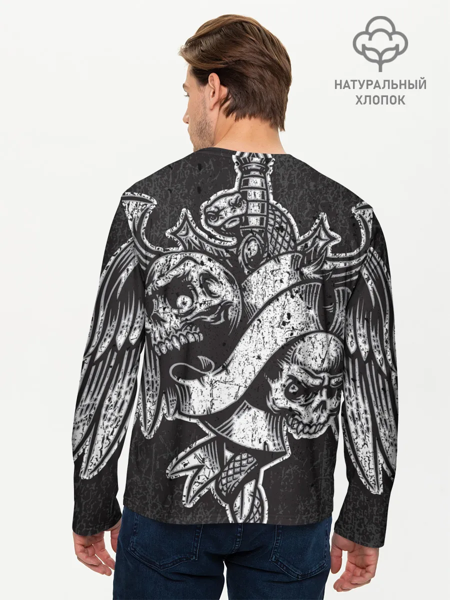 Мужской лонгслив базовый / SABATON