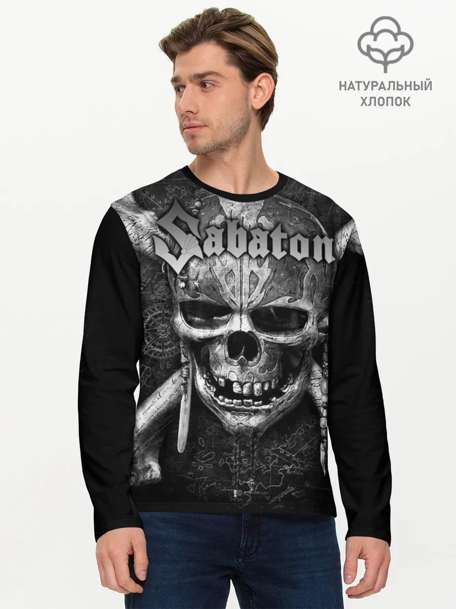 Мужской лонгслив базовый / SABATON