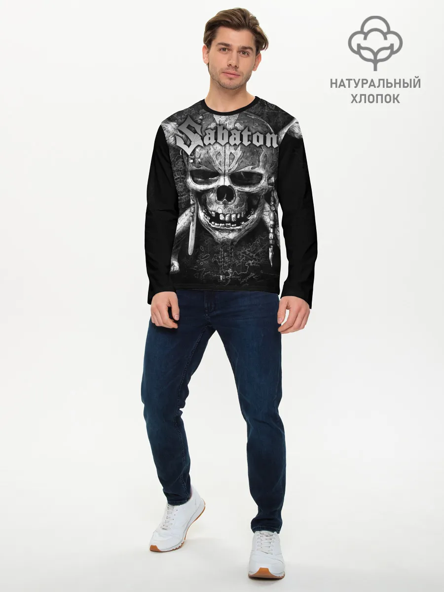 Мужской лонгслив базовый / SABATON