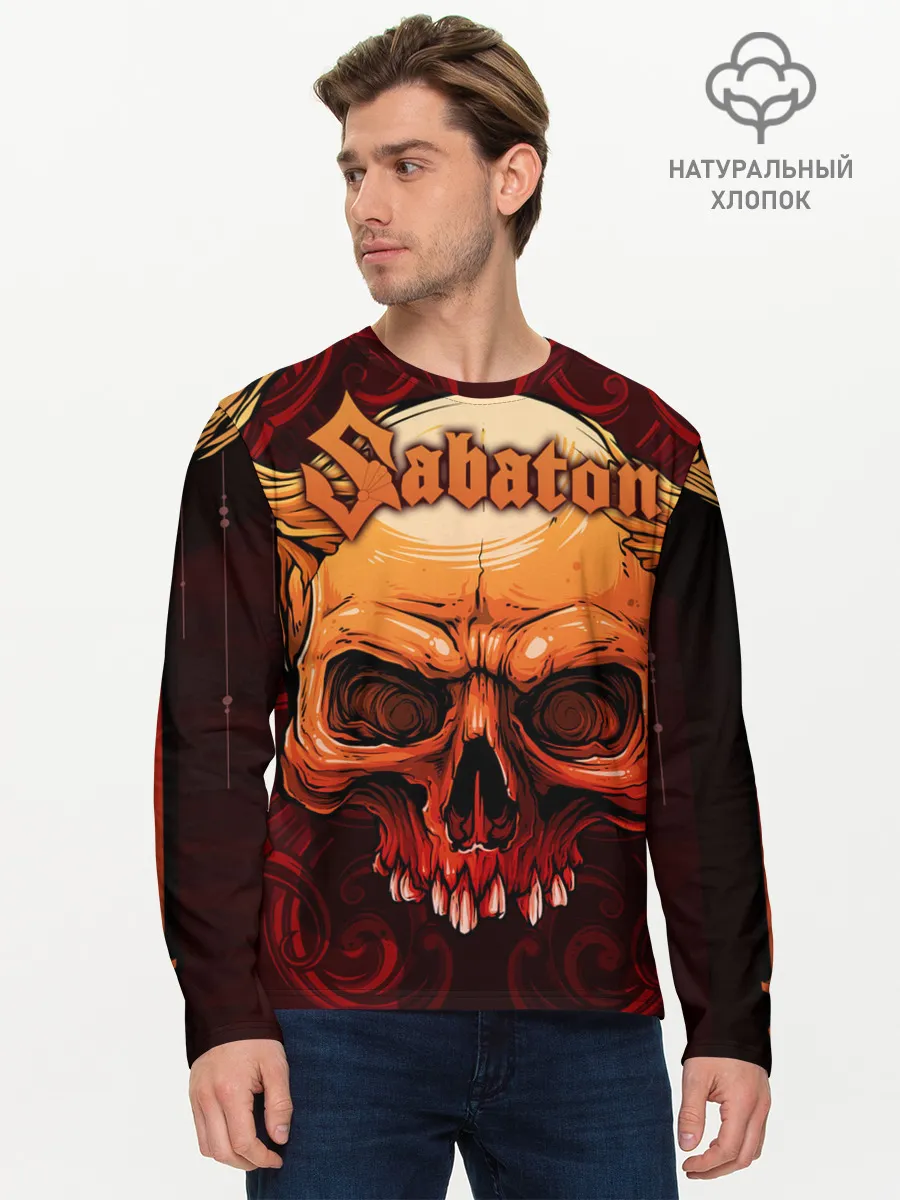Мужской лонгслив базовый / SABATON