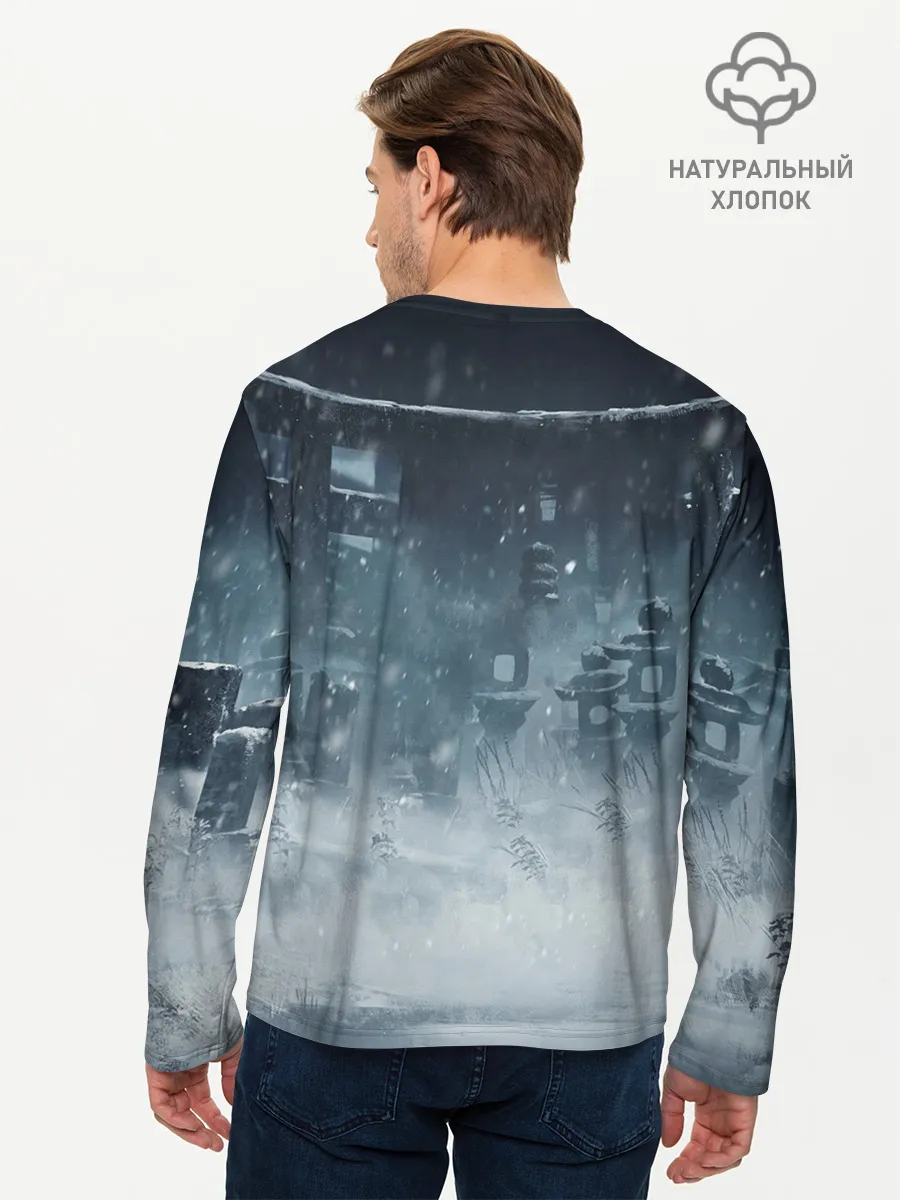 Мужской лонгслив базовый / GHOST OF TSUSHIM.