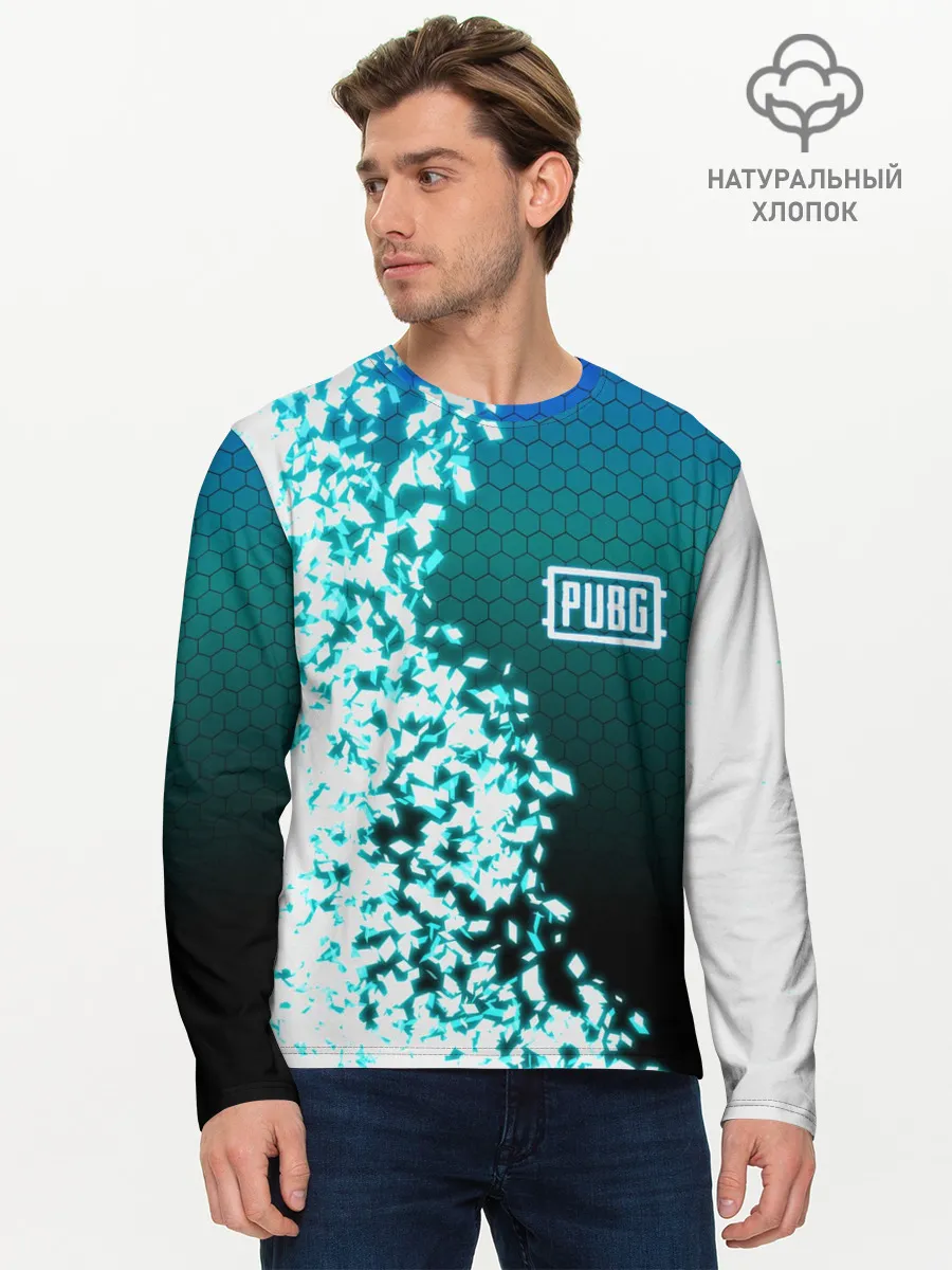 Мужской лонгслив базовый / PUBG