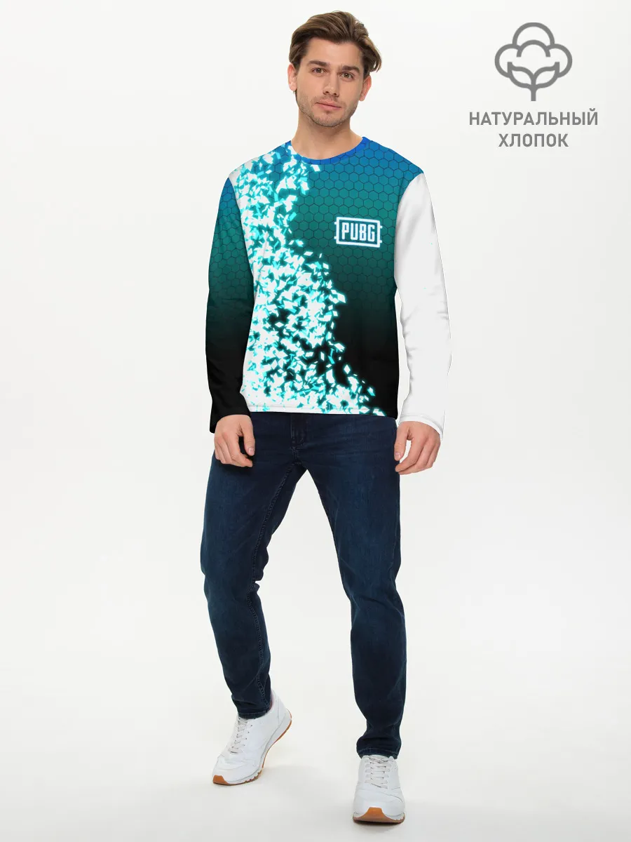 Мужской лонгслив базовый / PUBG