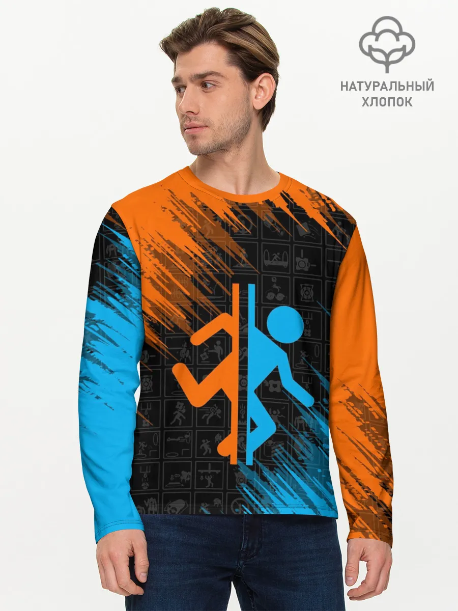 Мужской лонгслив базовый / PORTAL 2