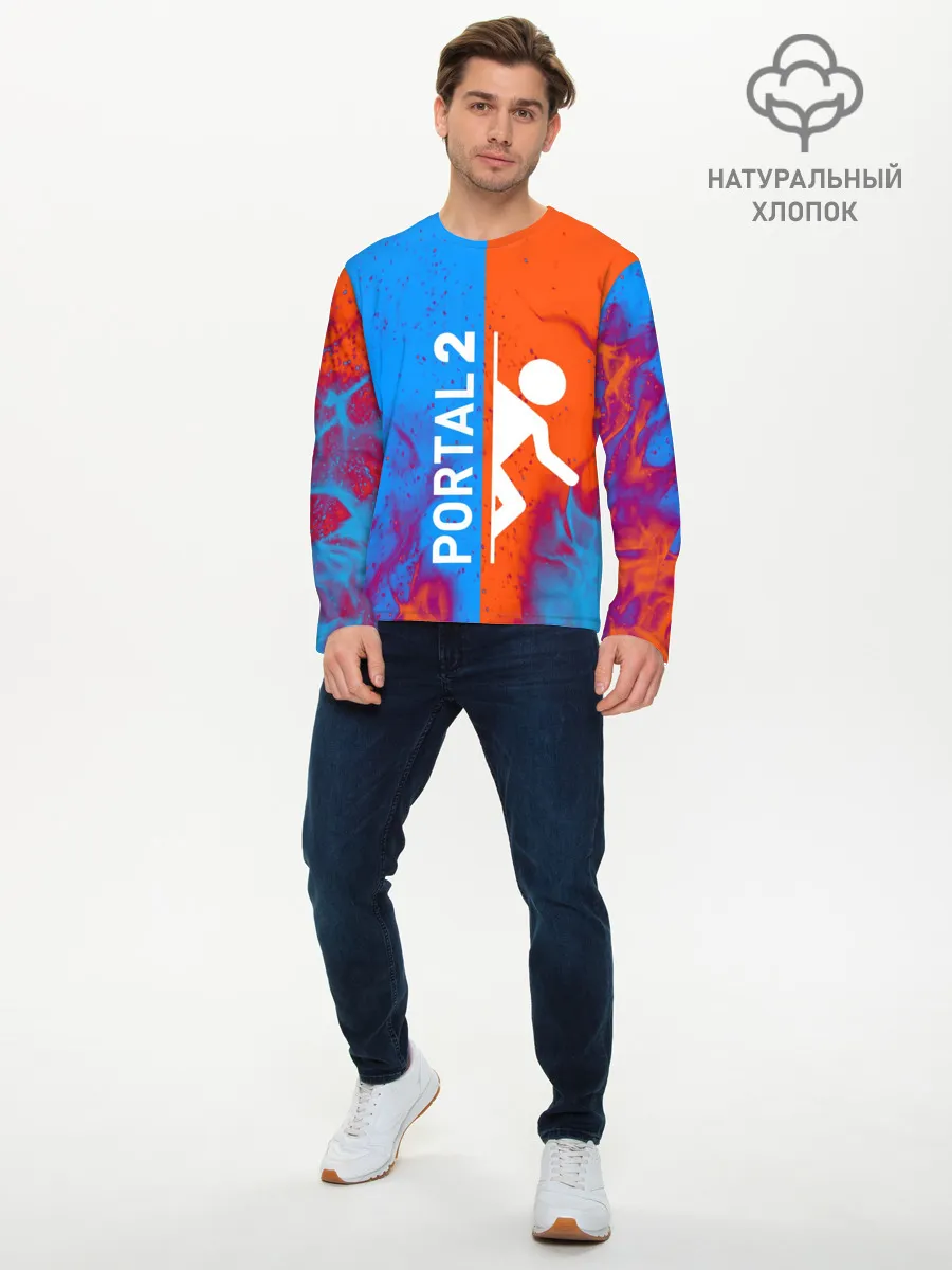 Мужской лонгслив базовый / PORTAL 2