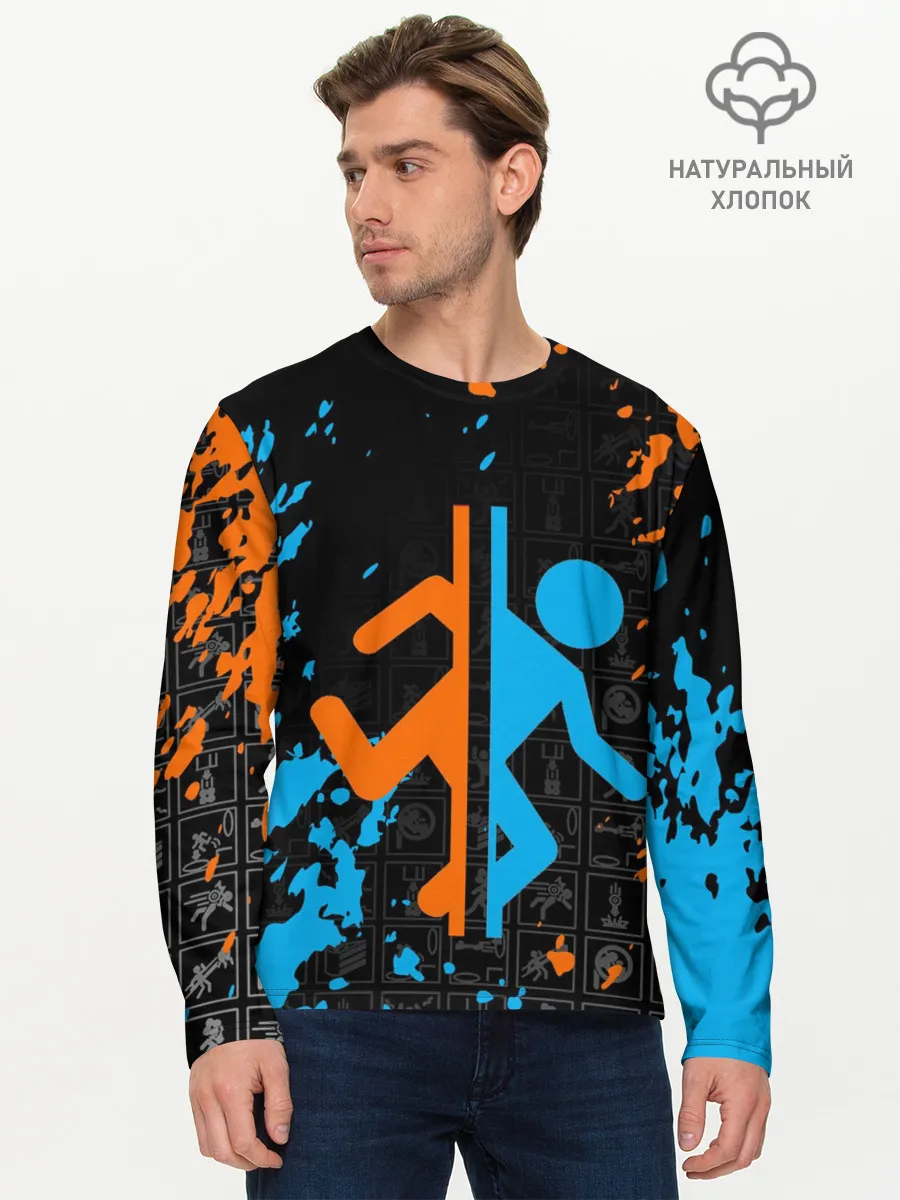 Мужской лонгслив базовый / PORTAL 2