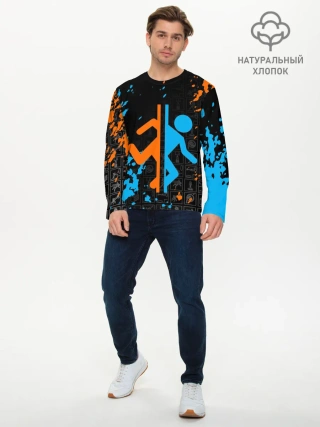 Мужской лонгслив базовый / PORTAL 2