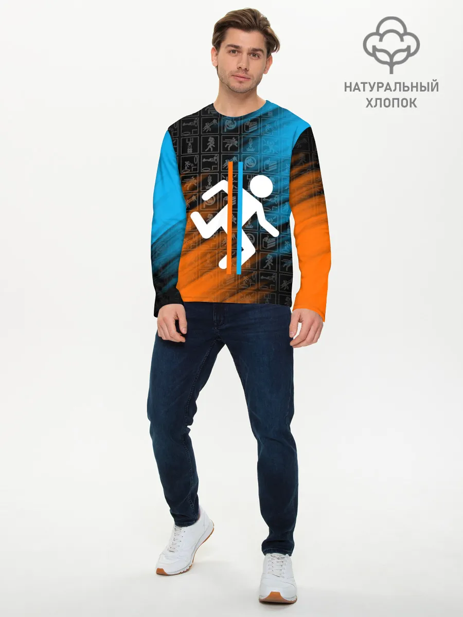 Мужской лонгслив базовый / PORTAL 2