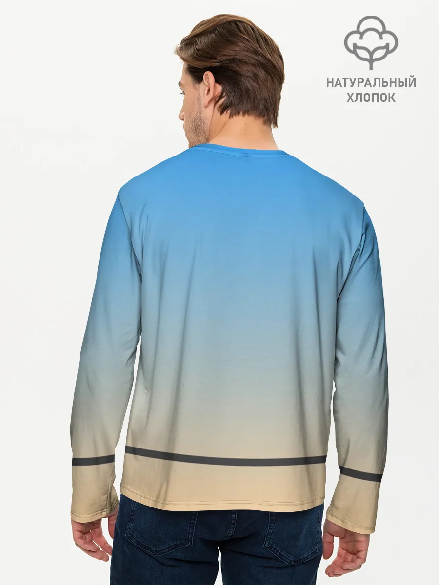 Мужской лонгслив базовый / Пикачу