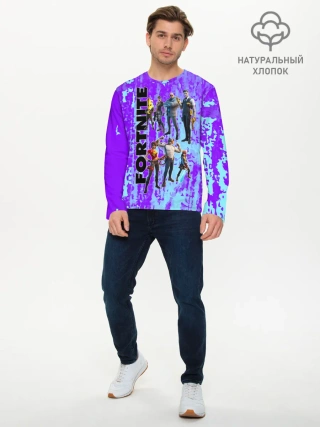 Мужской лонгслив базовый / Fortnite