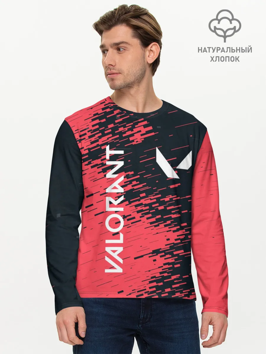 Мужской лонгслив базовый / VALORANT