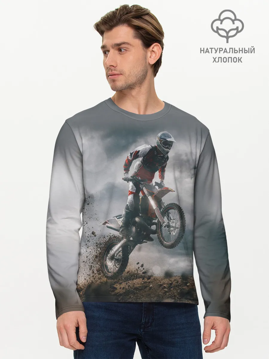 Мужской лонгслив базовый / МОТОКРОСС КТМ | MOTOCROSS KTM