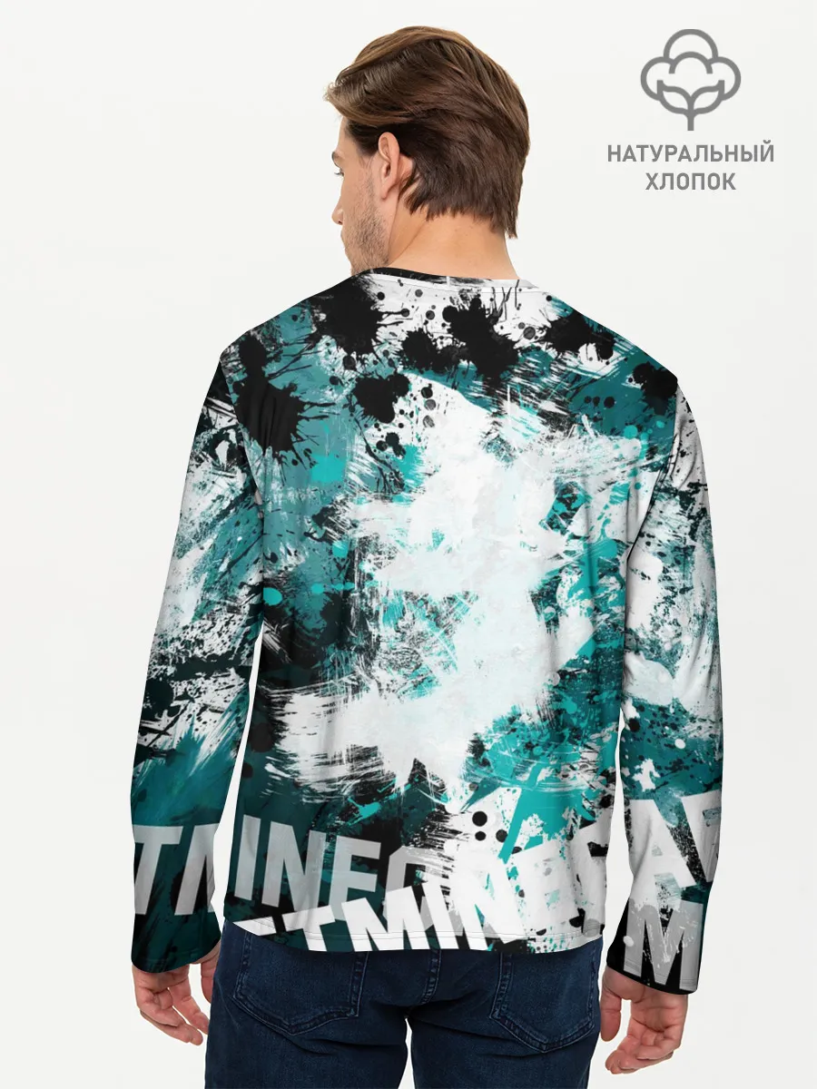 Мужской лонгслив базовый / Minecraft / Майнкрафт