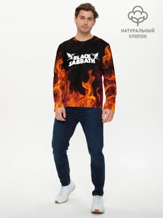 Мужской лонгслив базовый / Black Sabbath