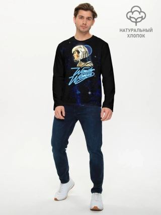 Мужской лонгслив базовый / Wonder Woman