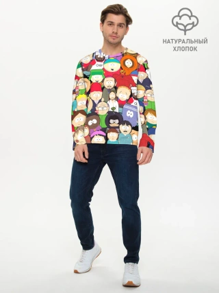 Мужской лонгслив базовый / South Park персонажи