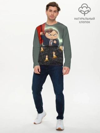 Мужской лонгслив базовый / Eric Cartman