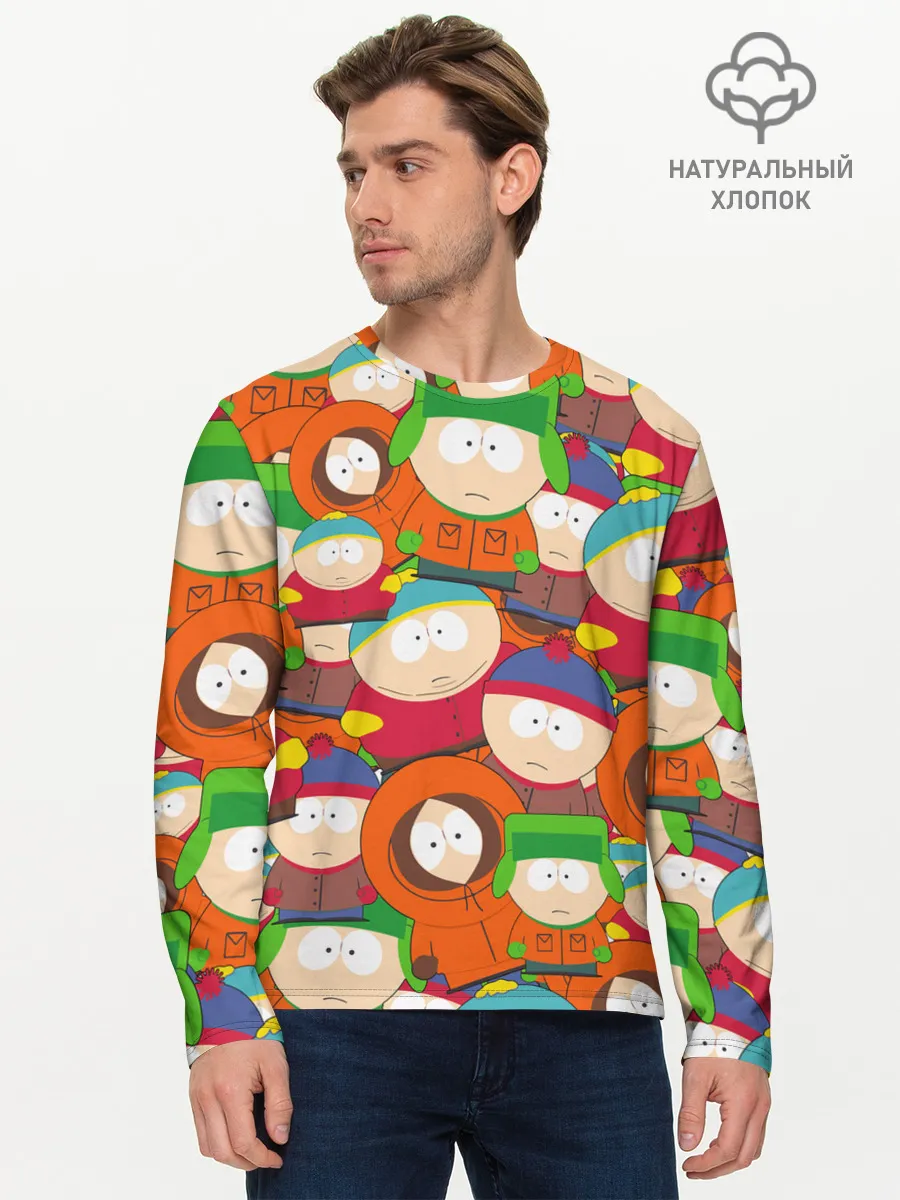 Мужской лонгслив базовый / ЮЖНЫЙ ПАРК