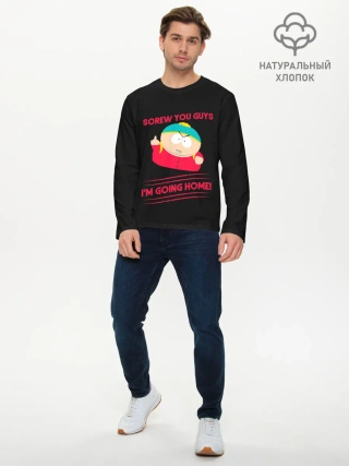 Мужской лонгслив базовый / Cartman