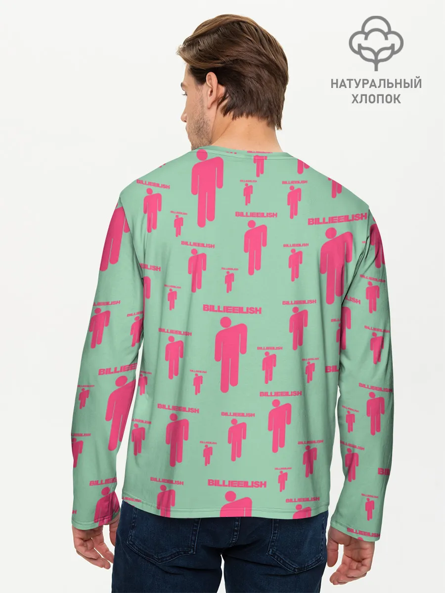 Мужской лонгслив базовый / Billie Eilish