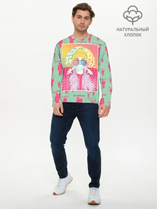 Мужской лонгслив базовый / Billie Eilish