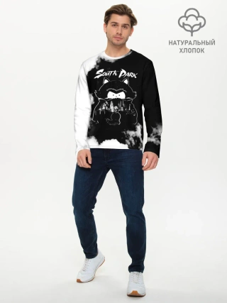 Мужской лонгслив базовый / Южный Парк