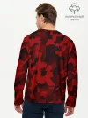 Мужской лонгслив базовый / RED MILITARY | КРАСНЫЙ КАМУФЛЯЖ