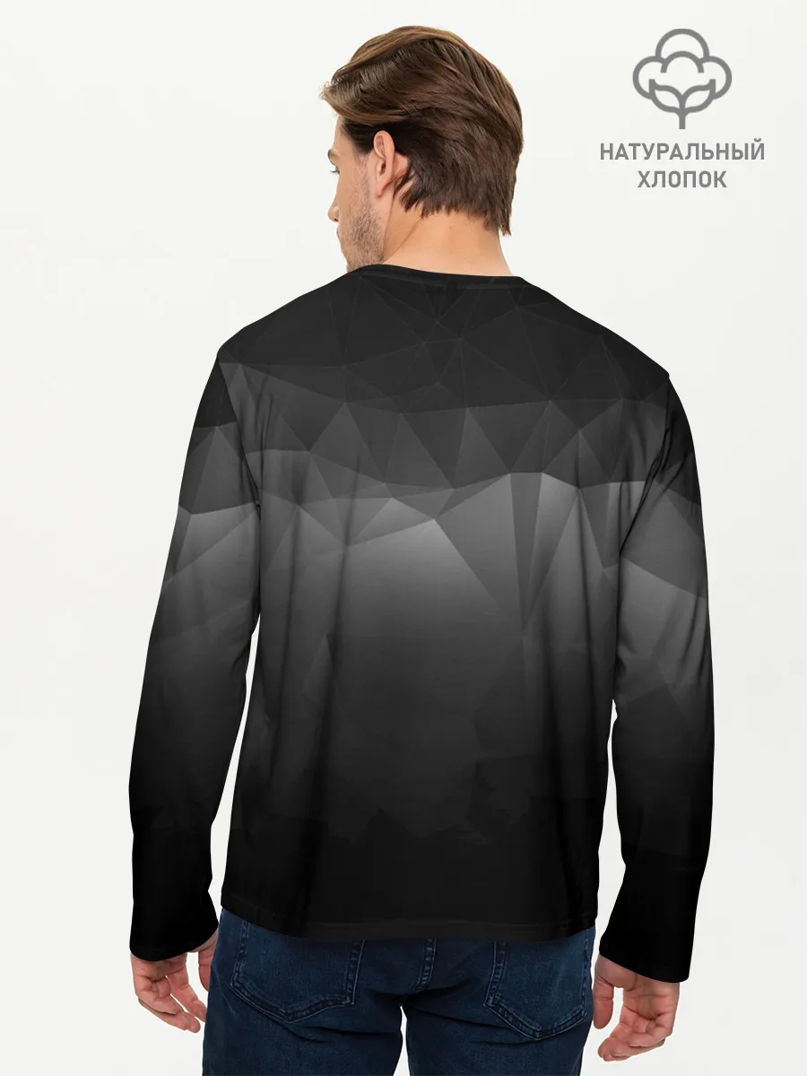 Мужской лонгслив базовый / GRAY GEOMETRY | СЕРАЯ ГЕОМЕТРИЯ