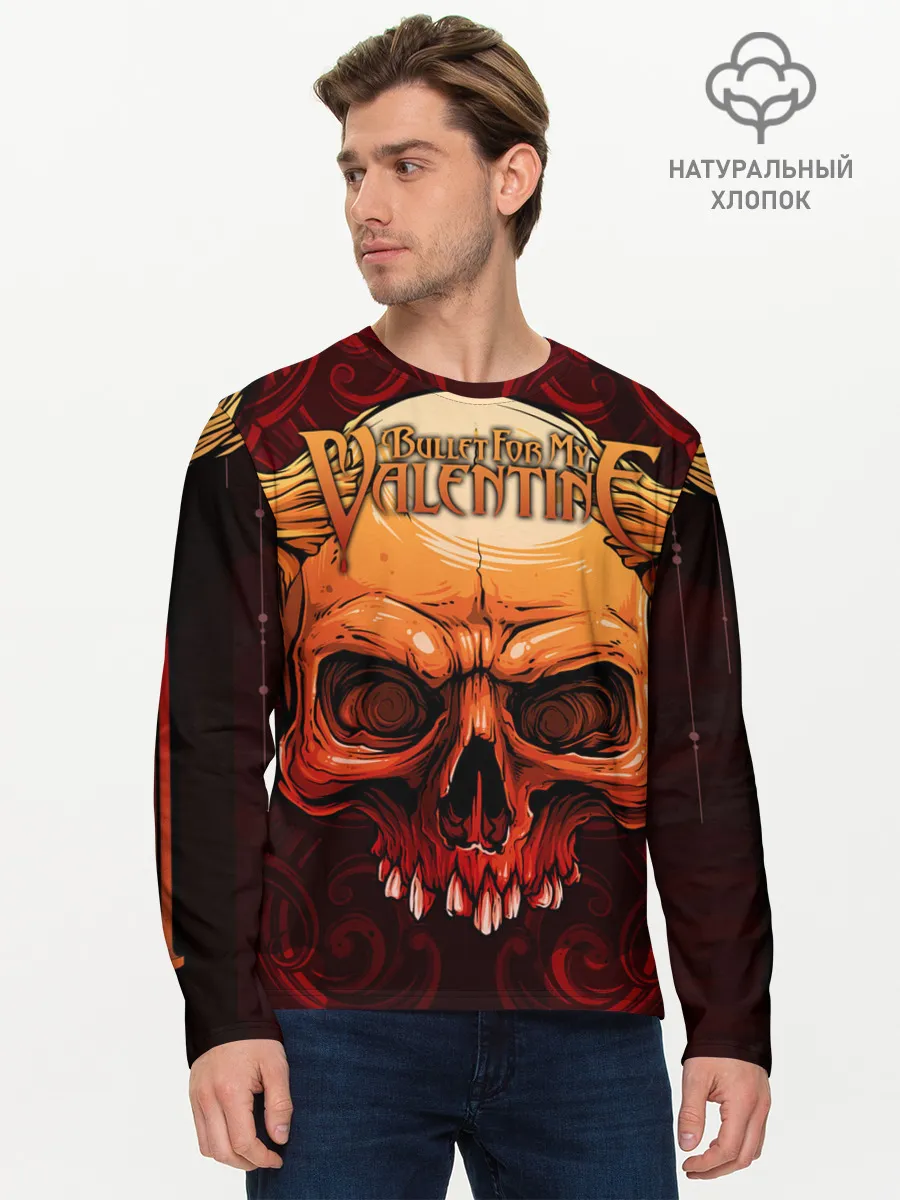Мужской лонгслив базовый / Bullet For My Valentine