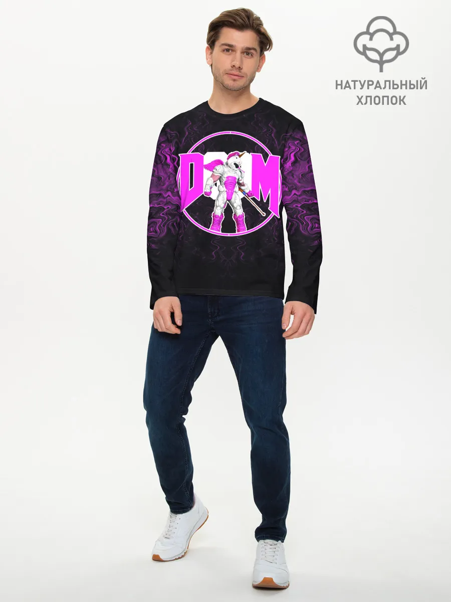 Мужской лонгслив базовый / DooM Eternal