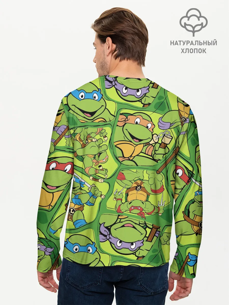 Мужской лонгслив базовый / Teenage Mutant Ninja Turtles